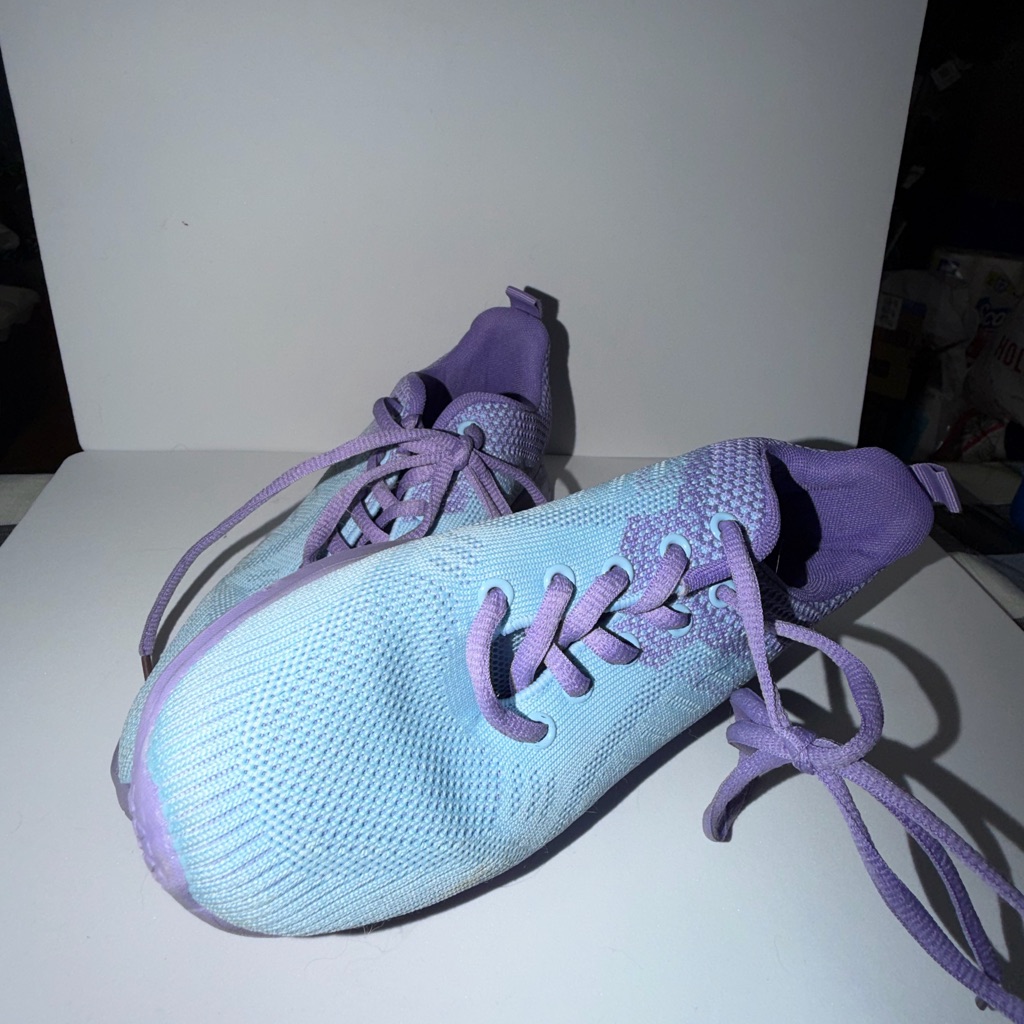 Stylish Blue And Purple Sneakers